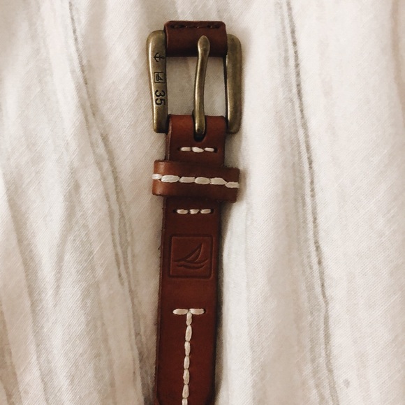 sperry leather belt - Picture 2 of 3